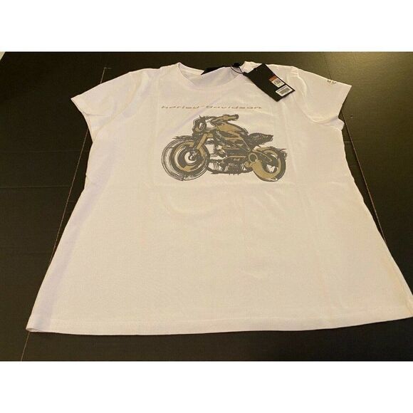 Harley-Davidson Women's White LiveWire Graphic Tee - Picture 1 of 8
